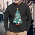 Football Christmas Tree Outfit For The Holidays Langarmshirts Geschenke für alte Männer