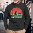Never Forget Floppyhs Cassette Retrointage Divertido Camiseta de manga larga Regalos para ancianos