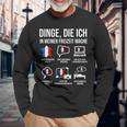 France Dinge In Meiner Freizeit Heimat Langarmshirts Geschenke für alte Männer