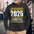 Führerschein 2025 Theoretisch Kann Ich Praktisch Alles Auto Langarmshirts Geschenke für alte Männer