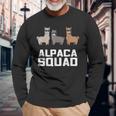 Alpaca For Alpaca Squad Lovers Langarmshirts Geschenke für alte Männer