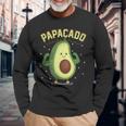 Avocado For Fathers Papacado Langarmshirts Geschenke für alte Männer