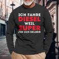 Car Tuner Ich Fahre Diesel Weil Super Bin Ich Selber Langarmshirts Geschenke für alte Männer