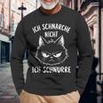 With Cat Motif Langarmshirts Geschenke für alte Männer