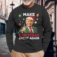 Christmas Pyjamas Make Christmas Great Again Langarmshirts Geschenke für alte Männer