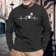 Heartbeat Gardening Garden Pulse Langarmshirts Geschenke für alte Männer