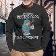 Sleep Papa Official Best Dad Sleep Langarmshirts Geschenke für alte Männer