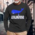 Walnuts Whale Testicles Eggs Fish Langarmshirts Geschenke für alte Männer