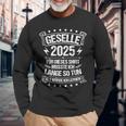 Geselle 2025 Gesellenprüfung Gesellenbrief Langarmshirts Geschenke für alte Männer