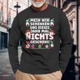 We Give Us Nothing Xmas Christmas S Langarmshirts Geschenke für alte Männer