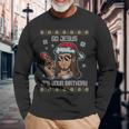 Go Jesus Birthday Ugly Christmas Sweater Christmas Jumper Langarmshirts Geschenke für alte Männer