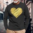 Golden Heart Langarmshirts Geschenke für alte Männer