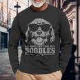 Goldendoodle Labradoodle Saying Dog Golden Doodle Langarmshirts Geschenke für alte Männer