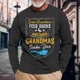 Some Grandmas Feed Ducks Awesome Grandmas Scuba Dive Long Sleeve T-Shirt Gifts for Old Men