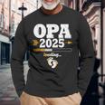 Grandpa 2025 Loading Expectant Grandpa Langarmshirts Geschenke für alte Männer