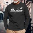 Gt3 Sim Racing O Sim Racer Bandera A Cuadros Camiseta de manga larga Regalos para ancianos