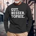 Gut Besser Sophie Saying First Name Sophie Langarmshirts Geschenke für alte Männer