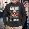 Hamster Nerv Nicht Bin Am Zocken Am Zocken Gaming Langarmshirts Geschenke für alte Männer