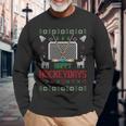 Happy Hockey Days Hockeydays Ugly Christmas Jumper Langarmshirts Geschenke für alte Männer