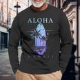 Hawaii Surf Hawaii Aloha Maui Konaintage Surfer Langarmshirts Geschenke für alte Männer