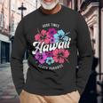 Hawaii Waikiki Surfing Langarmshirts Geschenke für alte Männer