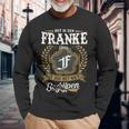 Het Is Een Franke Ding Je Zou Het Niet Begrijpen Franke Naam Langarmshirts Geschenke für alte Männer