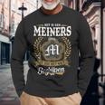 Het Is Een Meiners Ding Je Zou Het Niet Begrijpen Meiners Naam Langarmshirts Geschenke für alte Männer
