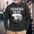 Hombre Grandad Bear Autism Awareness Autism Papa Daddy Camiseta de manga larga Regalos para ancianos