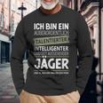 Hunting Deer Hunting Wild Hunter Langarmshirts Geschenke für alte Männer