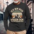 Ich Bin Nur Wegen Dem Kaiserschmarrn Hier Bergsteiger Hiking S Langarmshirts Geschenke für alte Männer