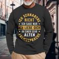 Ich Schnarche Nicht Schnarcher Saying Snoring Langarmshirts Geschenke für alte Männer