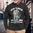 Ich Tiger Jetzt Ins Bett Schlafen Pyjamas Tired Pyjama Langarmshirts Geschenke für alte Männer