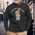 I'm Just A Chill Guy Meme Langarmshirts Geschenke für alte Männer