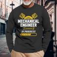 Ingeniero Mecánico En Prácticas Ingeniería Estudiante Camiseta de manga larga Regalos para ancianos