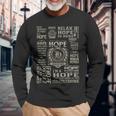 It's A Hope Thing Hope Name Long Sleeve T-Shirt Gifts for Old Men
