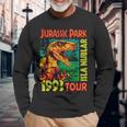 Jusrassic Park Isla Nublar 1993 Tour Poster Langarmshirts Geschenke für alte Männer