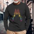 Kölner Dom Regenbogen Regenbogenfahne Pride Lgbtq Lesbisch Langarmshirts Geschenke für alte Männer