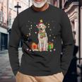 Labrador Retriever Dog Tree Christmas Jumper Xmas Dogs Langarmshirts Geschenke für alte Männer