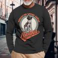 Laika Gagarin Dog Sputnik Propaganda Russia Ussr Langarmshirts Geschenke für alte Männer