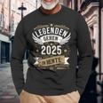 Legends Go 2025 In Retirement Pensioner Langarmshirts Geschenke für alte Männer