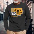 Level Up 32 Completed Juego De 3 Años De Edad Camiseta de manga larga Regalos para ancianos