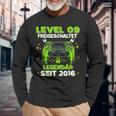 Level 9 Years Birthday Young Gamer 2016 Birthday Langarmshirts Geschenke für alte Männer