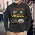 I Leveled Up To Uncle 2023 Nueva Familia Promocionada A Jugador Camiseta de manga larga Regalos para ancianos