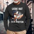 Liebe Hatier Pfoten Appenzeller Mountain Dog Langarmshirts Geschenke für alte Männer