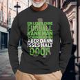 A Life Without Football Football Player Langarmshirts Geschenke für alte Männer