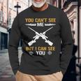 Long Range Shooting Marksman Precision Rifle Shooter Camiseta de manga larga Regalos para ancianos