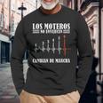 Los Moteros No Envejecen Motorista Motero Amante Moto Moteras Camiseta de manga larga Regalos para ancianos