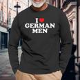 I Love German Langarmshirts Geschenke für alte Männer