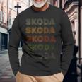 Love Heart Skoda Grungeintage Style Skoda Langarmshirts Geschenke für alte Männer