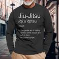 Lustige Bjj Definición De Jiu-Jitsu Brasileño Camiseta de manga larga Regalos para ancianos